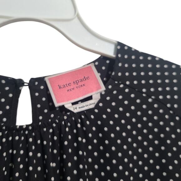 Kate Spade Dainty Dot Dress Size 14 - Picture 5 of 6